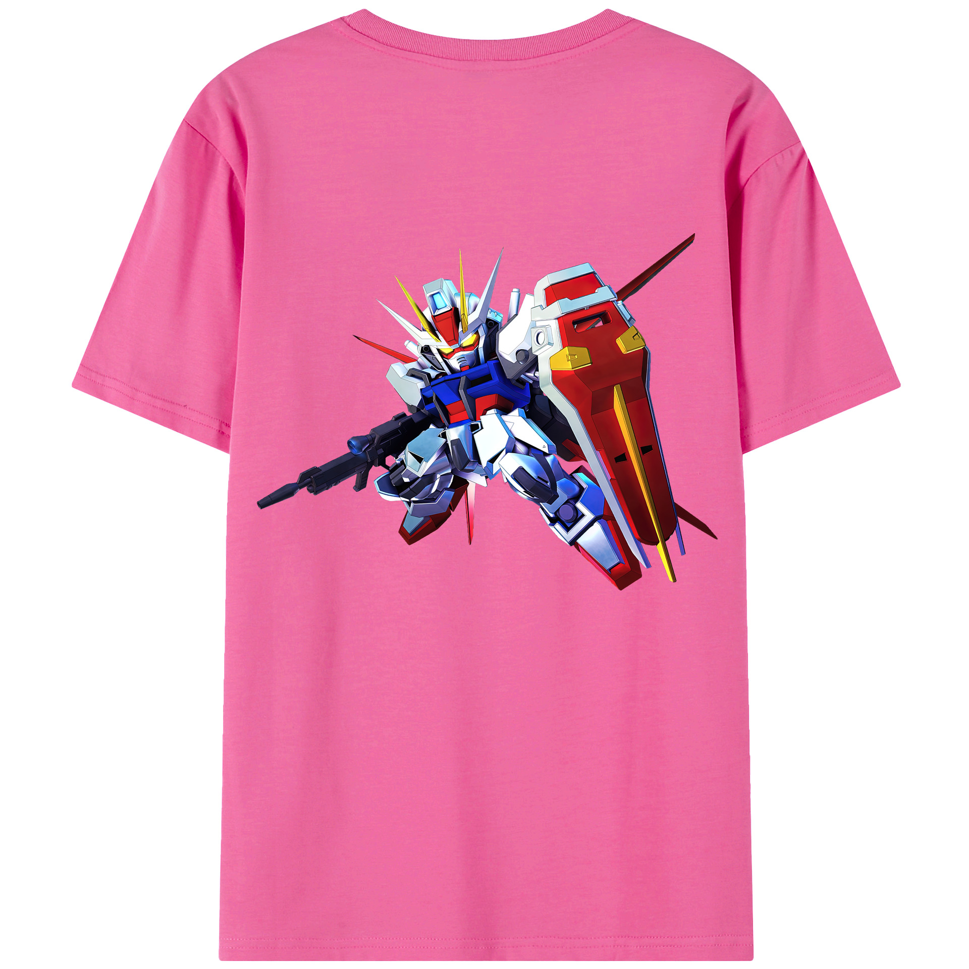 （画像用） 機動戦士ガンダム Mobile Suit Gundam レディース半袖Tシャツ(バックプリント)
